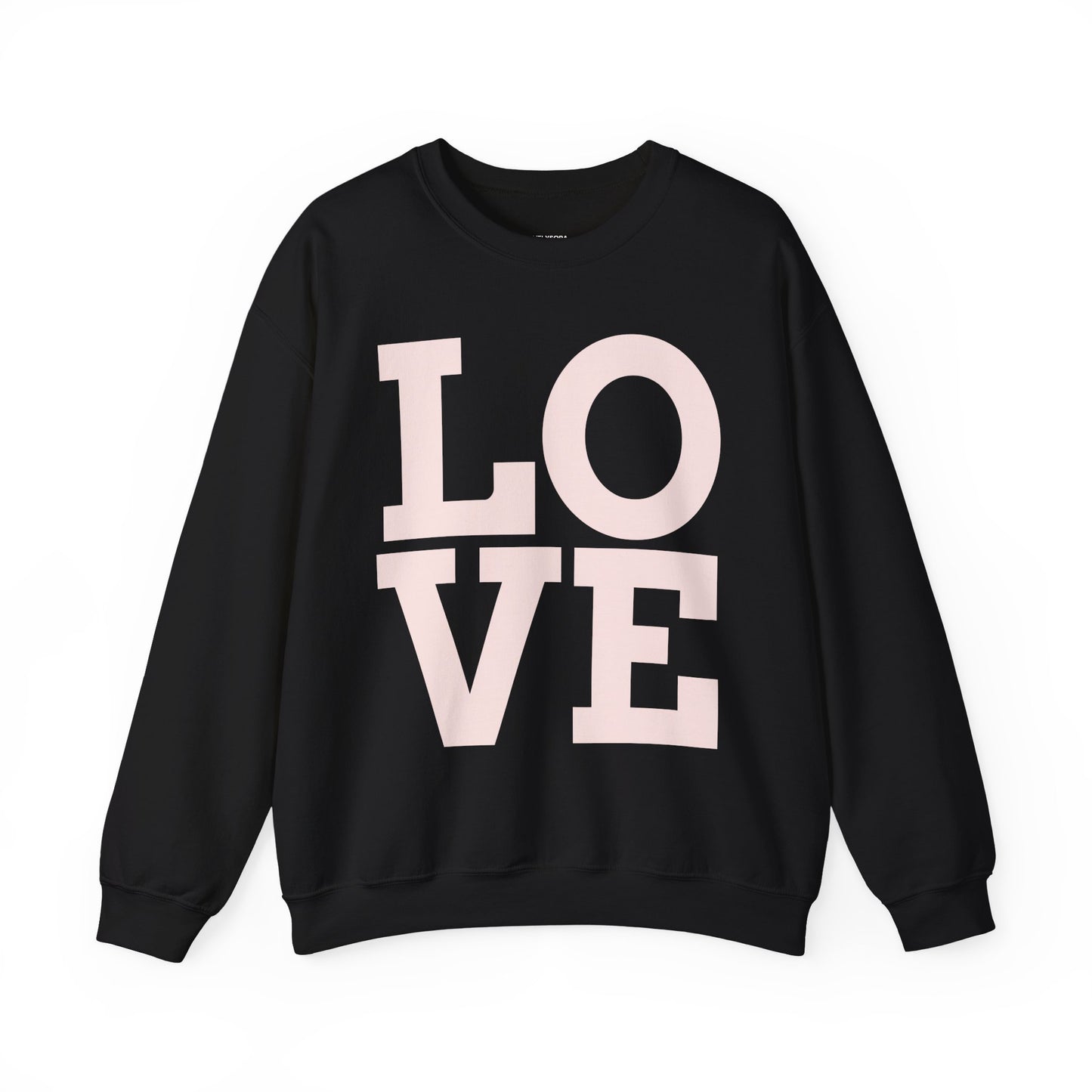 LOVE Pink Block Letter Sweatshirt