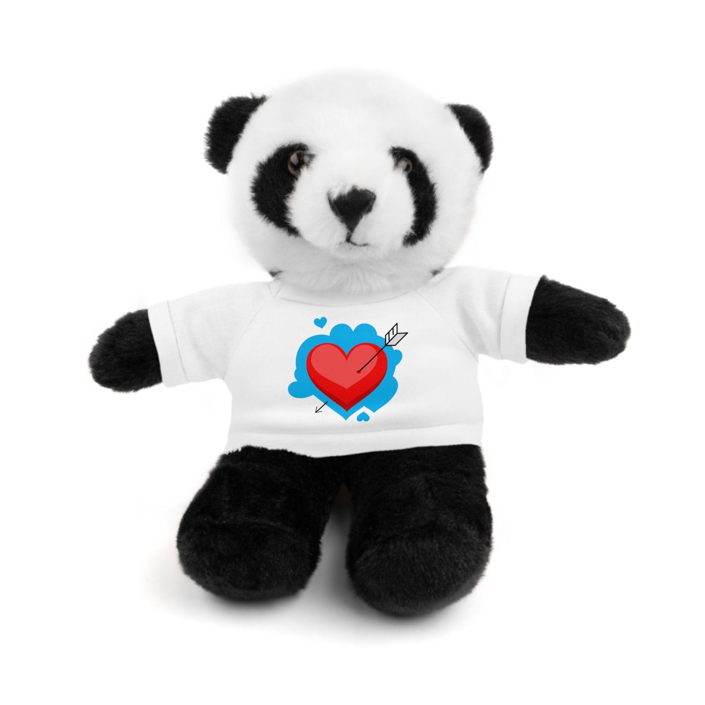 Plush Bear with Heart Tee — Cute Valentine’s Stuffed Animal Gift