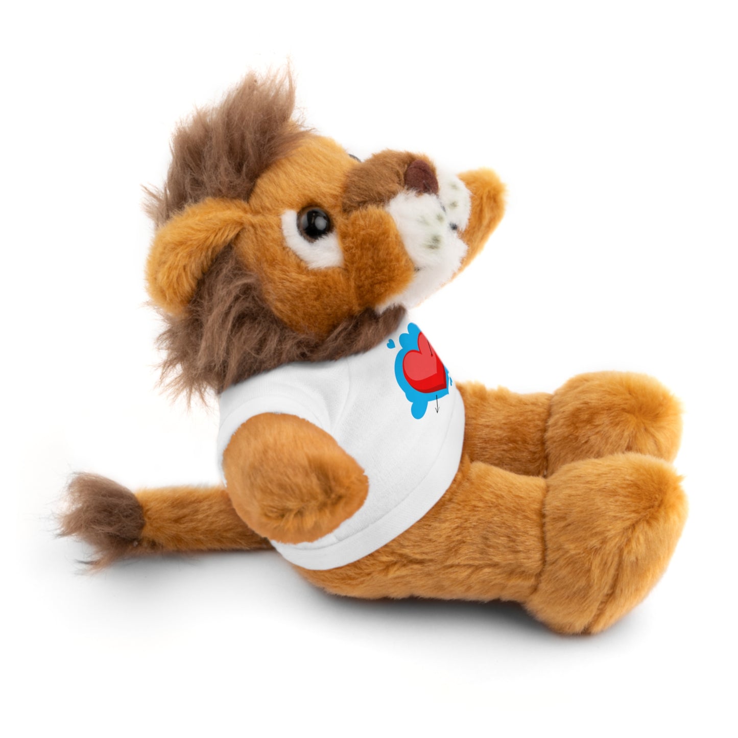 Plush Bear with Heart Tee — Cute Valentine’s Stuffed Animal Gift
