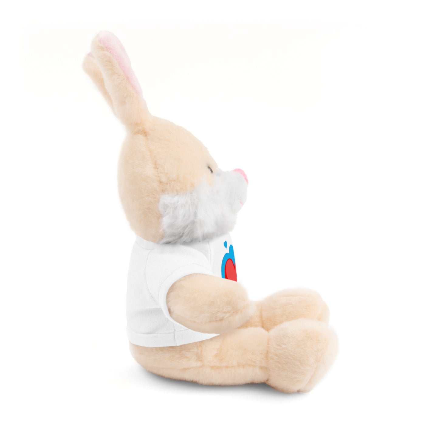 Plush Bear with Heart Tee — Cute Valentine’s Stuffed Animal Gift