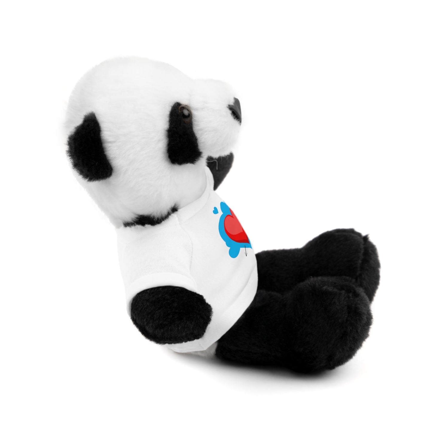 Plush Bear with Heart Tee — Cute Valentine’s Stuffed Animal Gift