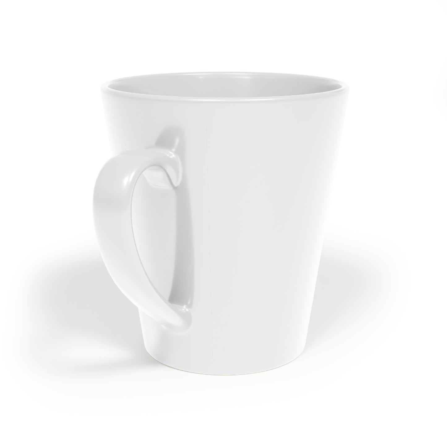 Botanical Greenery Latte Mug – Minimal Leaf Coffee Cup, 12oz